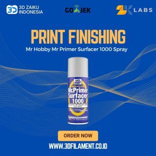 Original Mr Hobby Mr Primer Surfacer 1000 Spray for 3D Print Finishing